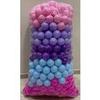 100 Count Colorful Plastic Pool Ball view 4