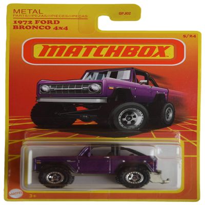 Matchbox 1972 Ford Bronco 4x4, Purple 5/24