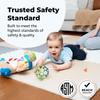 MioTetto Baby Play Mat, Soft Foam Floor Tiles for Kids. Adjustable Interlocking Foam Tiles, Fits with 74x74 Playpen Baby mat for Crawling & Development, Safe & Non-Toxic Playmat for Babies 6-12 Months view 4