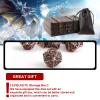 Hollow Metal DND Dice 7Pcs Set for Dungeons and Dragons RPG MTG Table Games D&D Pathfinder Shadowrun and Math Teaching,Large D4,D6,D8,D10,D12,D20 freaky multi sided Dice Set D and D Dice with Gift Box view 2