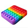 Push Pop Bubble Fidget Sensory Toy - for Autism, Stress, Anxiety - Kids and Adults (Rainbow Square) view 4