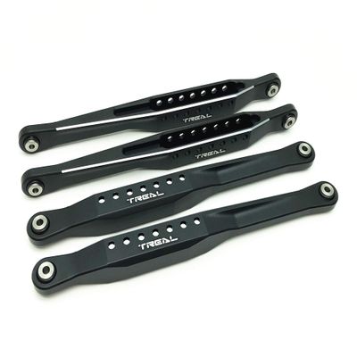 Treal Lower 4 Trailing Arms Links Set for Losi LMT (Black)