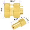 4Pack Vgoohobby SCX24 7mm Wheel Hex Hub Extension Hex Drive Spacers Adapter Combiner with Small Cross Wrench Compatible with Axial Scx24 AXI00002 AXI00001 1/24 RC Crawler view 3