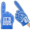 Okuna Outpost Blue Foam Finger - Lightweight Grip & Blue Sports Fan Accessories - Portable Design & Sports Party Favors - Two-Pack & Number One Fan Finger - 17.5 Inch, Pack of 2, Ambidextrous view 1