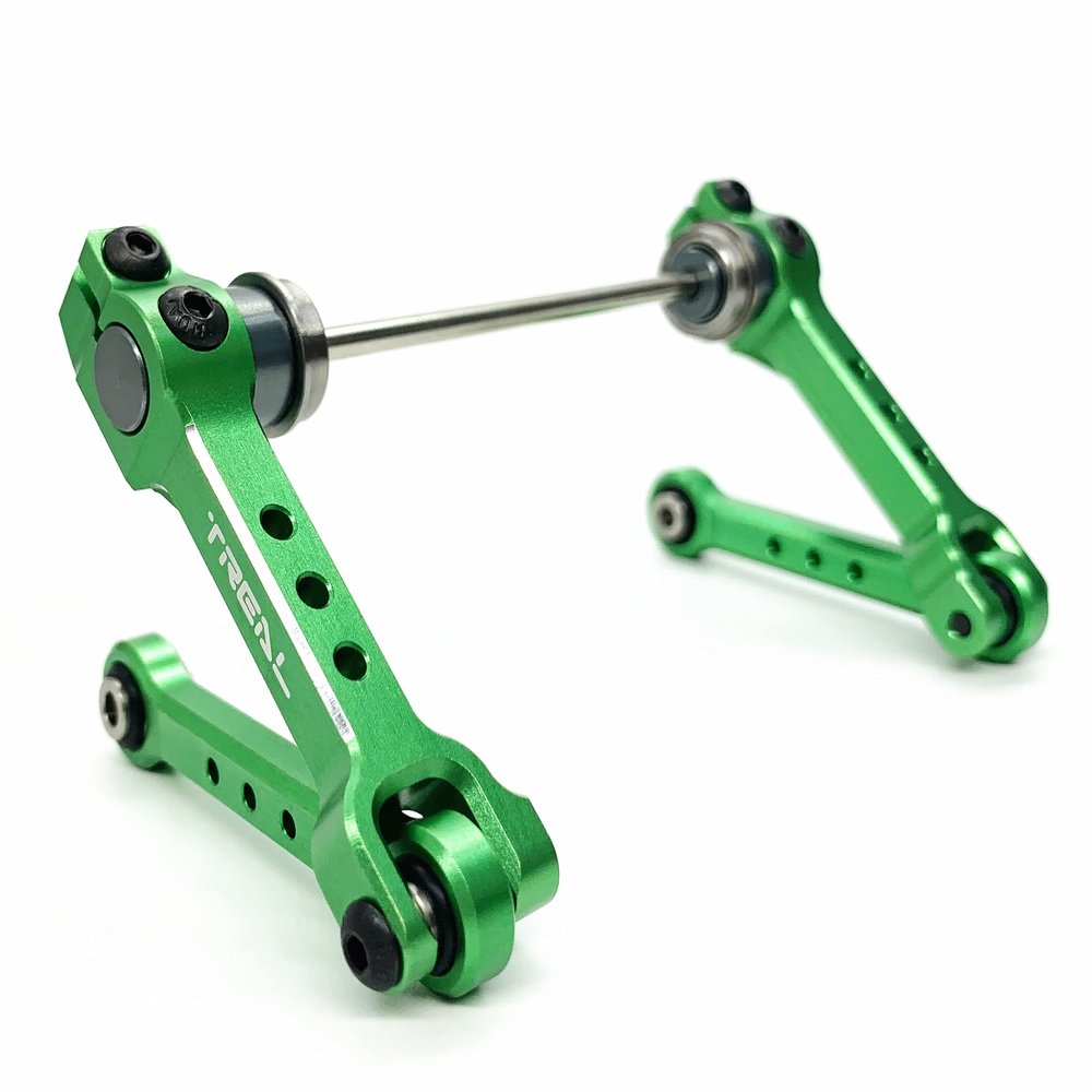 Treal Aluminum 7075 Torsional Sway Bar Set 2pcs for Losi LMT (Green)