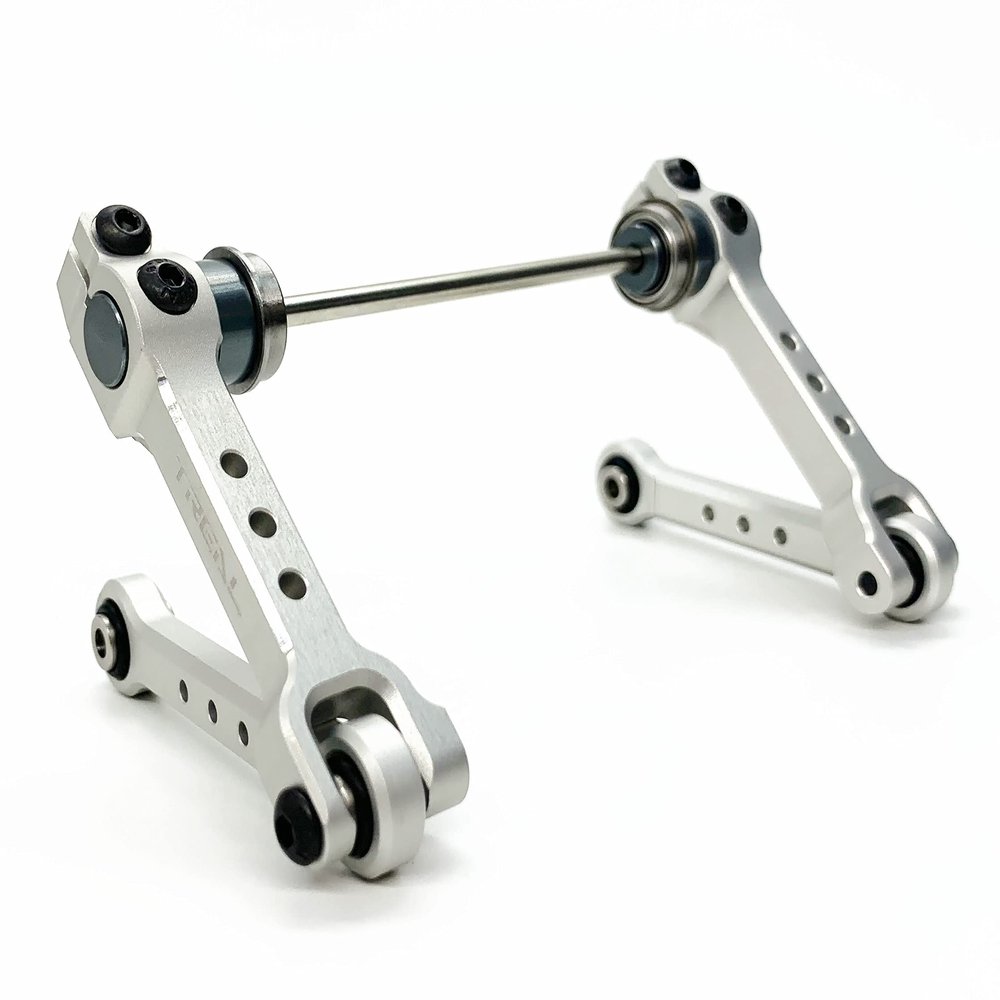 Treal Aluminum 7075 Torsional Sway Bar Set 2pcs for Losi LMT (Silver)