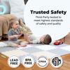 MioTetto Baby Play Mat, Soft Foam Floor Tiles for Kids. Adjustable Interlocking Foam Tiles, Fits with 50x50 Playpen Baby mat for Crawling & Development, Safe & Non-Toxic Playmat for Babies 6-12 Months view 4