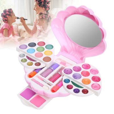 Makeup ToyShell Shaped Make-Up Box Kids Makeup Kid Kid MakeUp Box MakeUp Box Make Up for Kids for for Makeup Makeup Toys