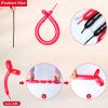 100 Pieces Long Twisting Balloons Latex Modelling Balloons for Art Animal Shape Party Weddings Birthdays Clowns Decorations Party Supplies(Black, Red, White) view 4