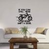 Dirt Bike If You Can Still Hear Your Fears Shift A GearDirt-Bikes Quote Vinyl Wall Sticker Art Decal Sports Boys Kids Room Design Bedroom Bike Extreme Sports Wall Sticker Vinyl Decor Size(10x10 inch) view 3
