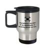 Funny Quadcopter Travel Mug - Drone Gifts - UAV Gift - Funny Drone Present - If My Quadcopter Is Thinking About Me view 1