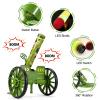 OSQI Mortar Launcher Set, Push Tires Military Blaster, Shooting Toy Tactical Chase Rockets Missile Gun Game for Kids Boys Girls and Adults (Green 3 Shells) view 4