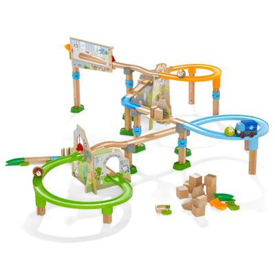 HABA Kullerbu Mountain Adventure Ball Track Ultimate Marble Run Set & Building Toys for Kids Age 2-8, Montessori STEM Learning & Educational Toys