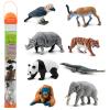 Safari Ltd. Asian Animals TOOB - Set of 8 Mini Figurines - Asian Elephant, Indian Rhino, Orangutan, Panda Bear, Tiger, Antelope, Philippine Eagle, and Gavial - Toys for Boys, Girls & Kids Ages 3+ view 1