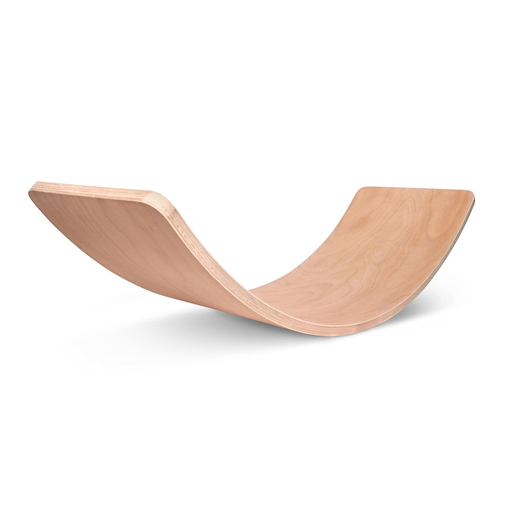 Kreativz Wooden Wobble Balance Board for Preschool Toddlers, Children and Adults