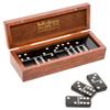 Bello Games New York, Inc. St. Nicholas Avenue Double Six Black Professional Jumbo Size Tournament Dominoes Set with Spinners in a Wooden Case view 2