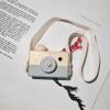 Baby Toy Wooden Mini Camera Toy, Baby Kids Cute Mini Sharpe Toy, Neck Hanging Photographed Props for Baby Toddlers Children Kids' Room Hanging Decor Gift (Gray) view 4