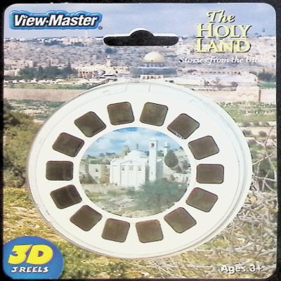 3D Viewer Reels Holy Land - Stories from The Bible - ViewMaster - 3 Reel Set - 21 3D Images