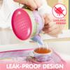 JOYIN 35Pcs Unicorn Tea Party Set for Little Girls, Pretend Tin Teapot Set, Princess Tea Time Play Kitchen Toy with Dessert, Doughnut, Carrying Case for Birthday Easter Gifts Kids Toddlers Age 3 4 5 6 view 4