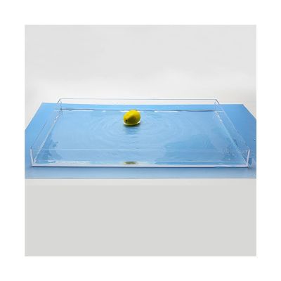 XINGLL Acrylic Display Case Showcase, Clear Water Tank Photography Shooting, Floating Creative Photo Props, Product Advertising Shooting, Deep Shallow Water Tank (Color : Clear, Size : 40X20X40CM)