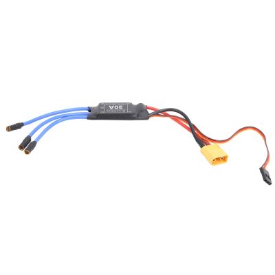 30A Brushless ESC, for 2-3S LiPo, Electronic Speed Controller for RC Drone, Quadcopter and FPV Racing, DIY Aircraft