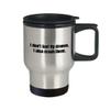 Funny Drone Travel Mug - Quadcopter Gifts - UAV Gift - Funny Drone Present - I Don't Just Fly Drones view 2