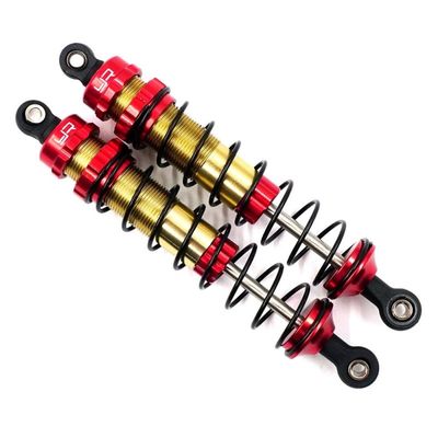 Yeah Racing TRSL-017RD Alum TR-XB 100mm Big Bore Shocks Red : Slash/Stampede/Bandit & Arrma RC