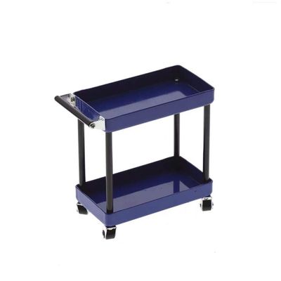 Yeah Racing YA-0627BU 1/10 RC Accessory 2-Tiered Rolling Metal Handy Cart Blue