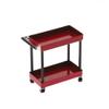 Yeah Racing YA-0627RD 1/10 RC Accessory 2-Tiered Rolling Metal Handy Cart Red view 1