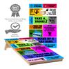 Cornhole Wraps #431 - Drinking/Fun Party Cornhole Game - Cornhole Graphic Decals - Includes Application Squeegee - Set of (2) 25" x 49" Wraps with Gloss Laminate view 3