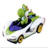 Carrera 64183 Mario Kart P-Wing Yoshi 1:43 Scale Analog Slot Car Racing Vehicle GO Slot Car Toy Race Track Sets view 1