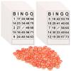 Denpetec Bingo Board Game, Classic Bingo Cards, Vintage Wooden Bingo Game, with 40 Bingo Number Cards and 75 Chess, for Family, Friends and Large Parties Group Games view 1