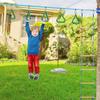 Dolibest Monkey Bars Swing Trapeze Bar Kids Monkey Bars Playground Trapeze Bar Swingset Rings Swing Sets for Backyard with Monkey Bars Ninja Course for Kids Outside Playset with Monkey Bars (2Pcs) view 3