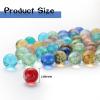 Skylety 50 Pieces Marbles Glow in The Dark Handmade Glass Marbles Colorful Glass Marble for Boys and Girls Marble Games, DIY and Home Decoration, 10 Colors view 2