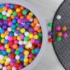 GOGOSO Ball Pit Balls for Toddles Kids Plastic Ballpits Accessories Crush Proof Durable Fun Shape Play Baby Bath Toys,2.15inch 100count Mix Color view 1