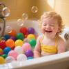 GOGOSO Ball Pit Balls for Toddles Kids Plastic Ballpits Accessories Crush Proof Durable Fun Shape Play Baby Bath Toys,2.15inch 100count Mix Color view 4