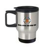 Funny Drone Travel Mug - Quadcopter Gifts - UAV Gift - Funny Drone Present - Only A Tree Can Stop Me view 1