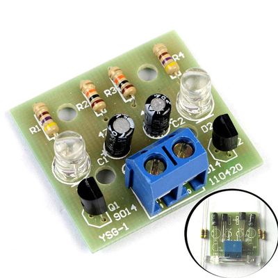 10pcs Simple LED Flash DIY Kits Circuit Electronics DIY Electronic Suite 1.2mm Parts for Arduino Flash LED Kit Electronic Kit