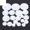 19 Kinds Double Layer Plastic Gear Crown Worm Gears Cog Wheels for Robot Parts DIY Model Toy Parts Reduction Motor Accessories view 1