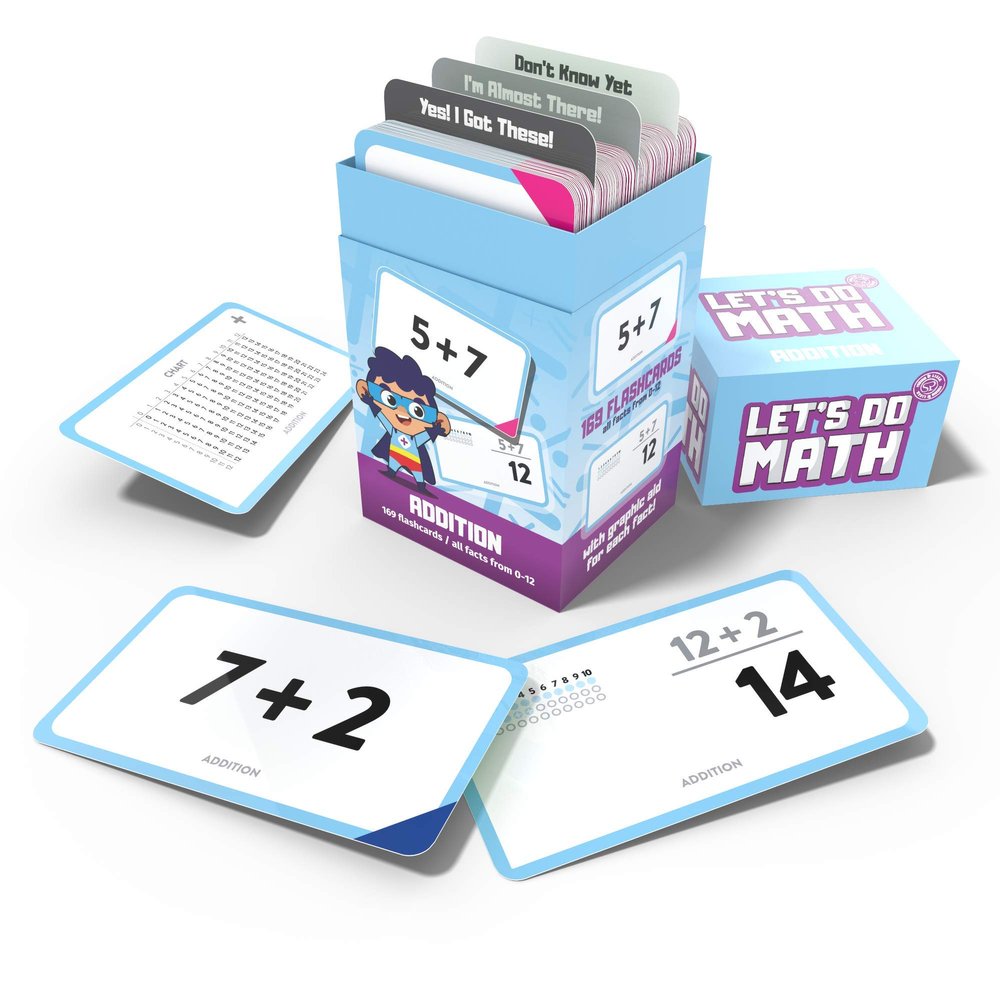 Addition Flash Cards Math Flash Cards for Parents Teachers | Addition Game Activity | Math Games for Kids | Addition Facts