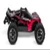 SummitLink Custom Body Muddy Hot Pink Over Black Style Compatible for Rustler 4X4, Rustler BL-2S, Rustler 4x4 Ultimate 1/10 Scale RC Car or Truck(Truck not Included) R4-BHP-02 view 4