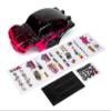 SummitLink Custom Body Muddy Hot Pink Over Black Compatible for 1/10 Scale RC Car (Truck not Included) STB-HP-02 view 2