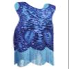 1920's Sequins Flapper Dress Children's Day Gift Party Halloween Costumes for Girls Accessories Set (Small, Style 5 Blue) view 3