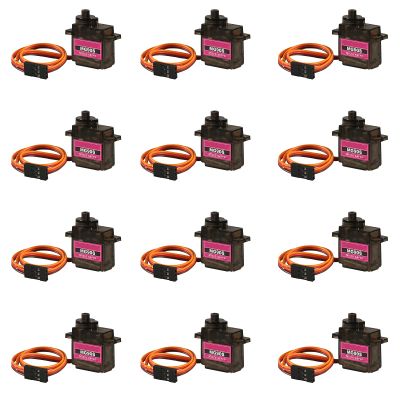 12PCS MG90S Servo Micro 360 9G Servo Motor Geared Micro Servo Motor 9G Smart Robot Compatible with Raspberry Pi Project Car Helicopter Airplane Boat (360 Rotating)