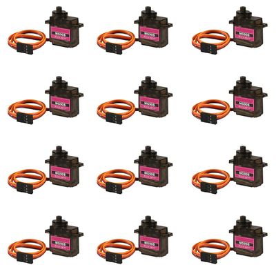 12PCS MG90S Servo Micro 180 9G Servo Motor Geared Micro Servo Motor 9G Smart Robot Compatible with Raspberry Pi Project Car Helicopter Airplane Boat (180 Rotating)