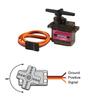 12PCS MG90S Servo Micro 180 9G Servo Motor Geared Micro Servo Motor 9G Smart Robot Compatible with Raspberry Pi Project Car Helicopter Airplane Boat (180 Rotating) view 2