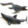 Gemini&Genius Mosasaurus and Megloden Dinosaur Toys, Ocean Monsters Shark Action Figurines, Great for Collector, Party Favor and Birthday Gift to Boys and Girls 3-12 Years Old view 1