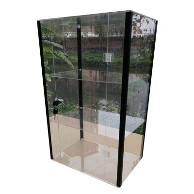 LM-Coat rack XINGLL Acrylic Display Case Showcase, Clear Dustproof Protection Case, Removable Cube for Collectibles Figures Models Cosmetic Perfumes Storage Organizer, 3 Color