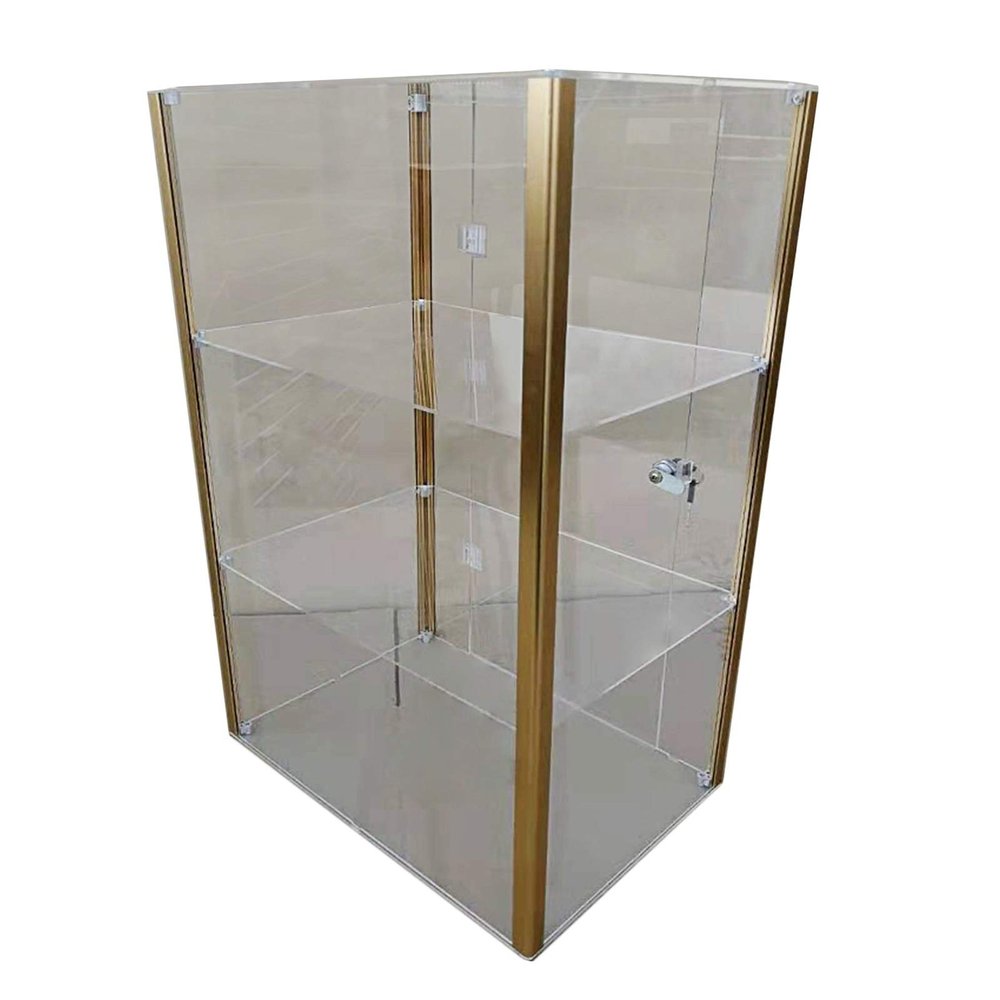 LM-Coat rack XINGLL Acrylic Display Case Showcase, Clear Dustproof Protection Case, Removable Cube for Collectibles Figures Models Cosmetic Perfumes Storage Organizer, 3 Color