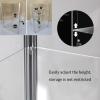 LM-Coat rack XINGLL Acrylic Display Case Showcase, Clear Dustproof Protection Case, Removable Cube for Collectibles Figures Models Cosmetic Perfumes Storage Organizer, 3 Color view 2